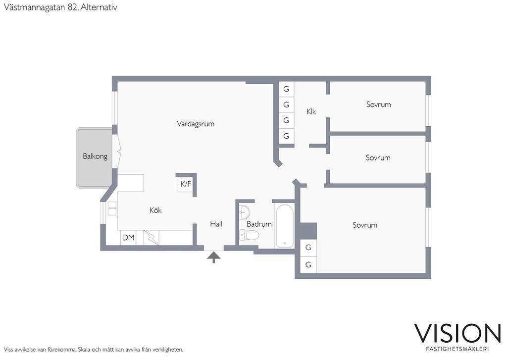 Alternativ planritning