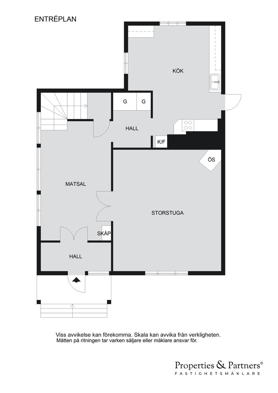 Huvudbyggnad Entréplan 