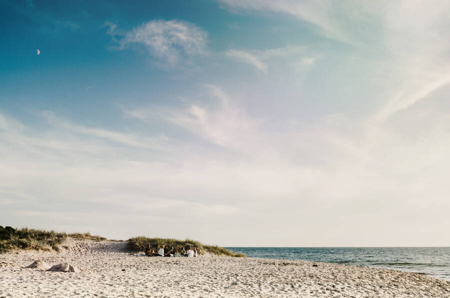 Toftastranden 5 min promenad bort 