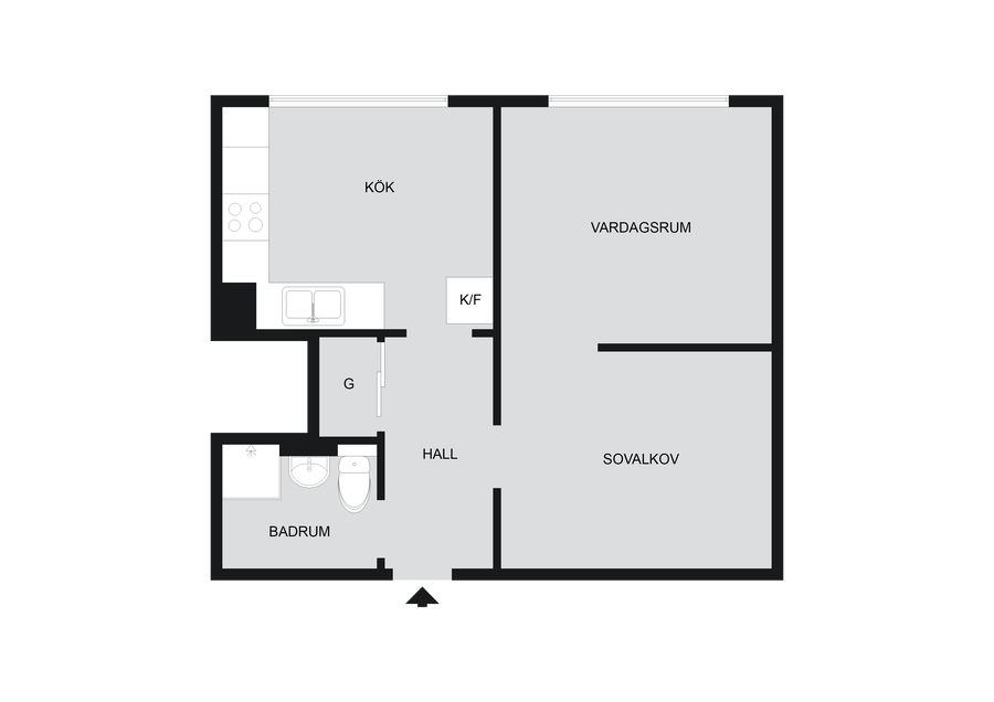 Planlösning (viss avvikelse kan förekomma)
