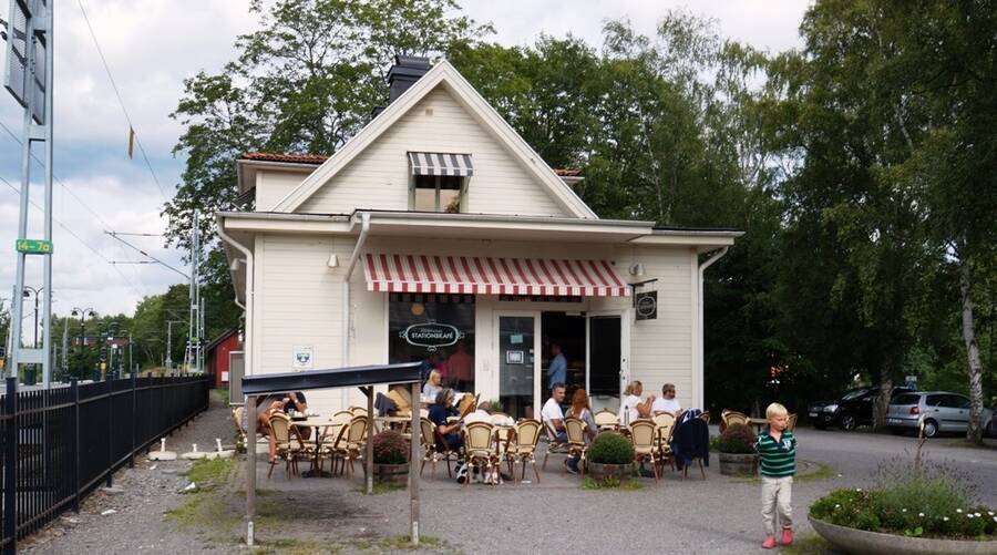 Viggbyholms stationskafé är alltid värt ett besök
