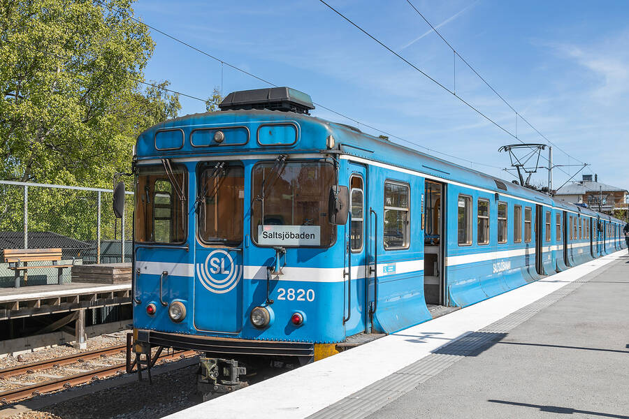 Saltsjöbanan till Slussen