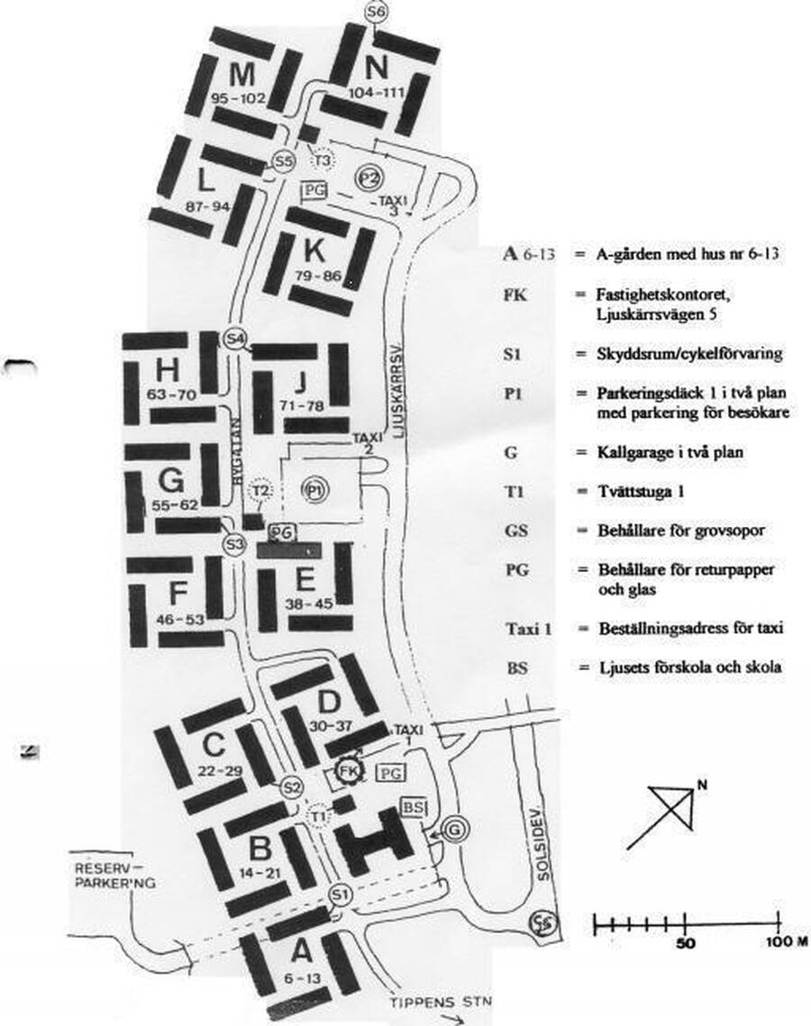 Översiktsplan Ljuskärrsberget