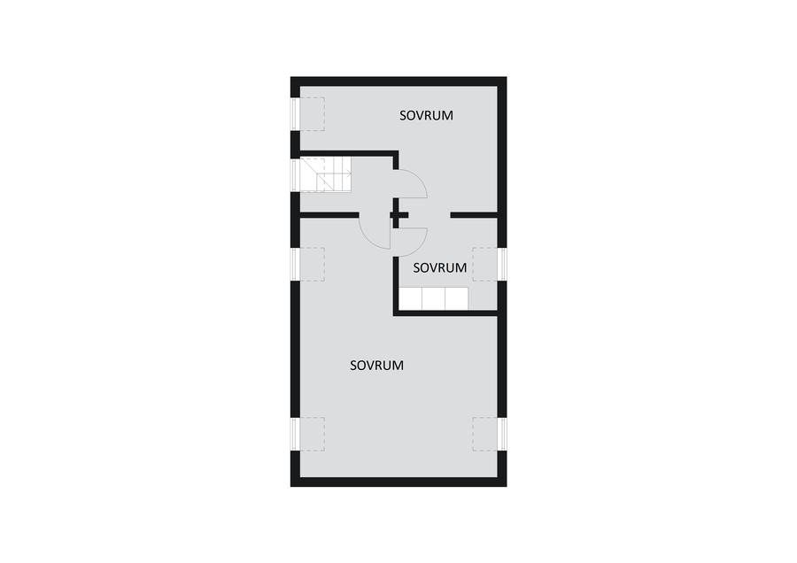 Odenvägen 6b - vindsplan
