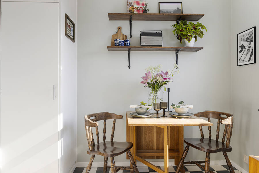 Plats för matbord