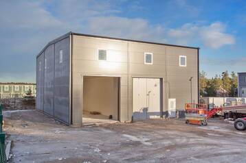 Nybyggd industrifastighet Ältaberg