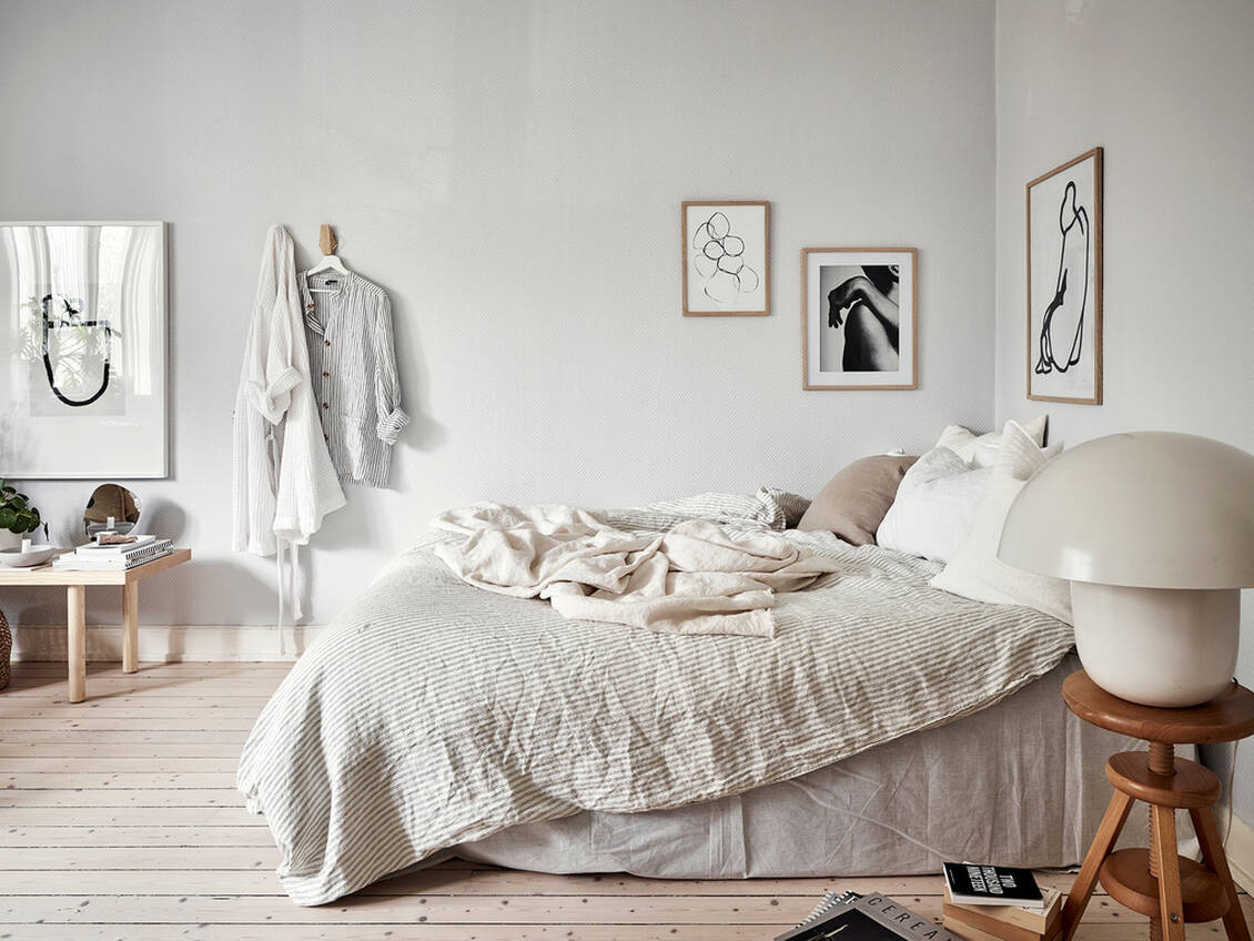 Scandinavische slaapkamer