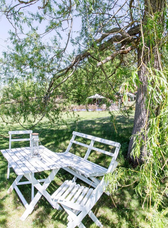 Vid pilen sitter man gärna och njuter av lugnet