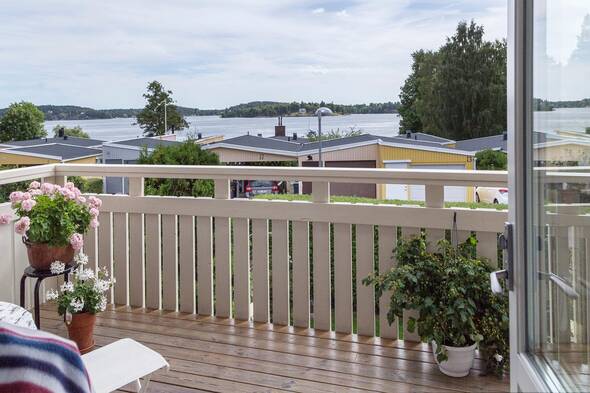 Balkong med söderläge