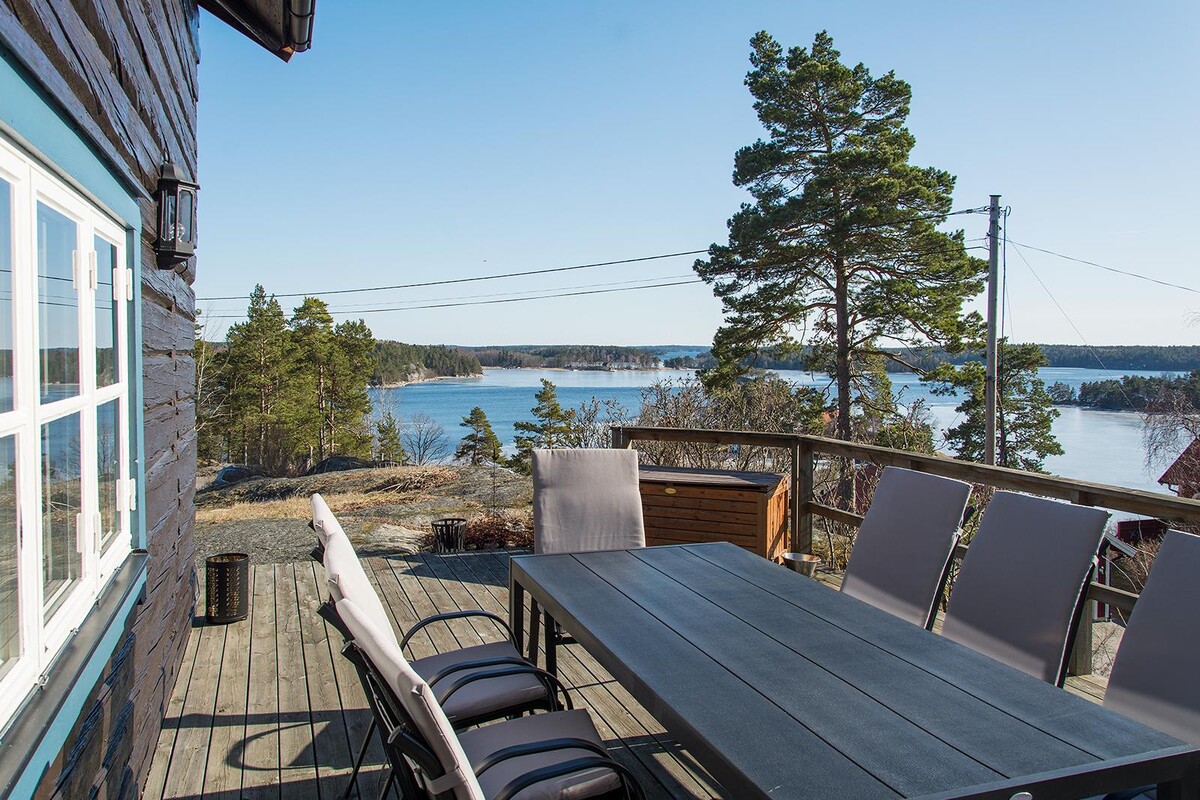 Kvällsaltan med plats för många