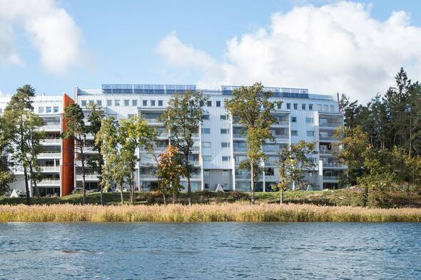 Lägenhgeten sett från sjösidan