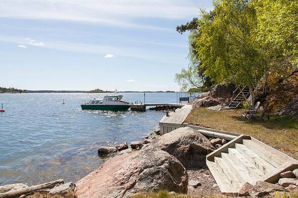 Underbart strandområde