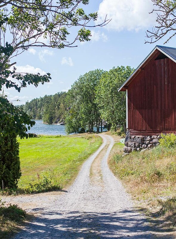 Ljuvliga omgivningar ner till havet