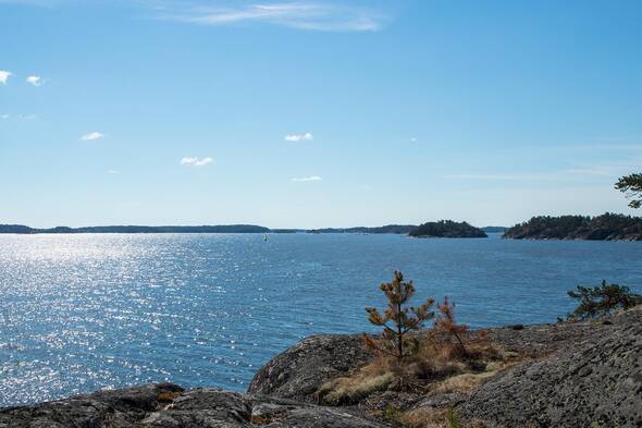 Utsikten bort mot Grinda