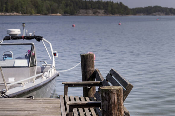 Båtplats vid brygga