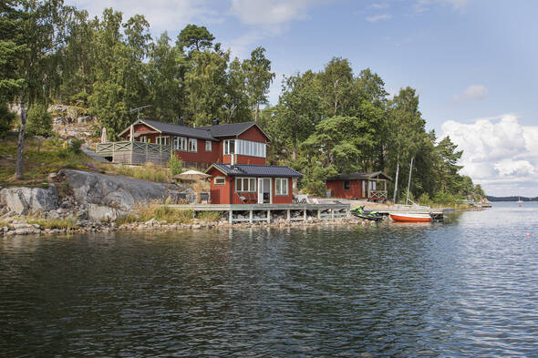 Ljuvligt sjöställe på Södra Furuholmen