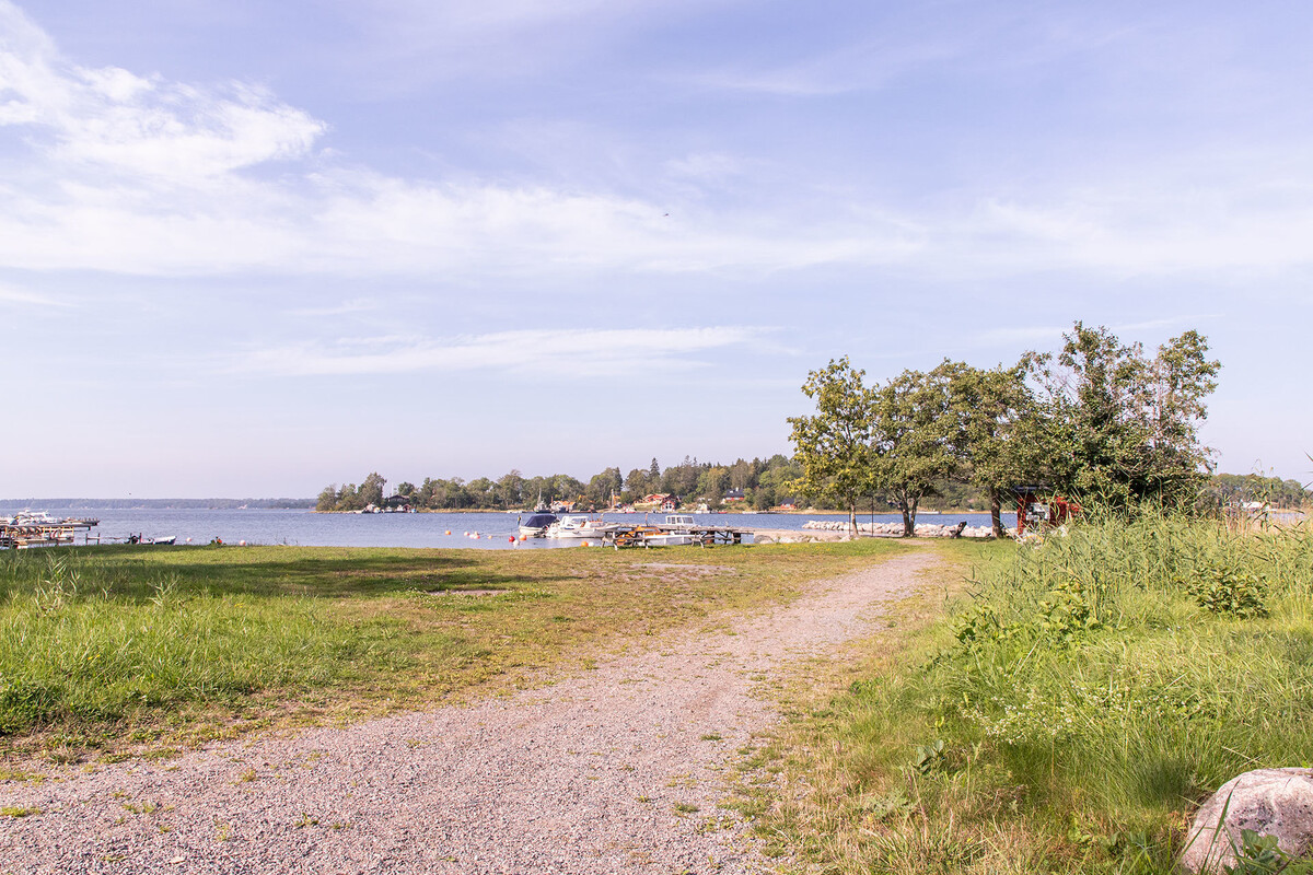 Ett par minuter till badstrand