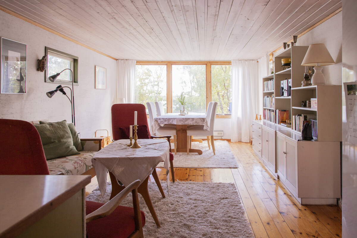 Öppet mellan matplats och vardagsrum