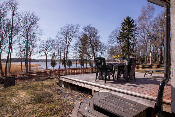 Altan med kvällssol