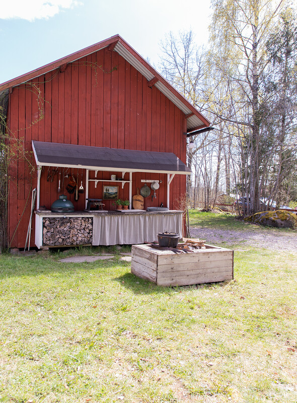 Utekök och grillplats