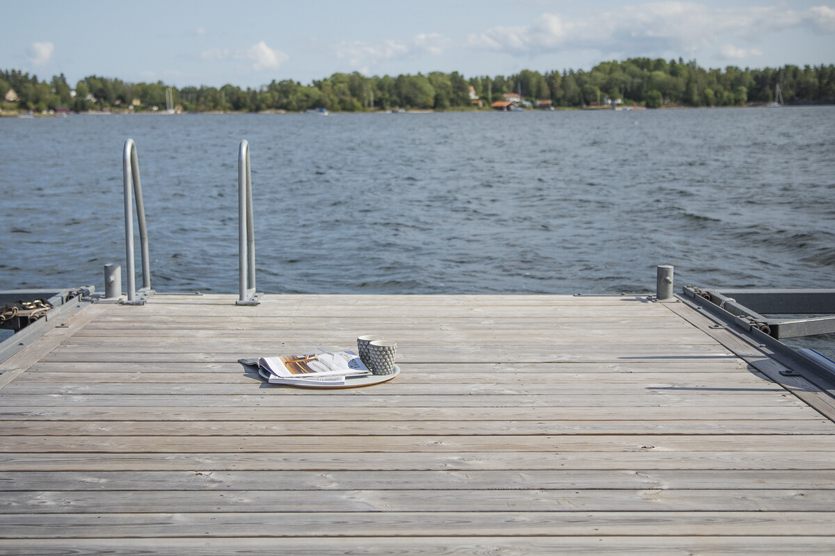 Nära till ett dopp i havet