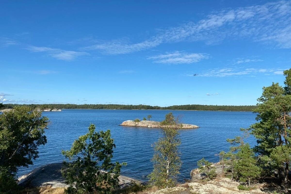 Ljuvlig utsikt från lusthuset