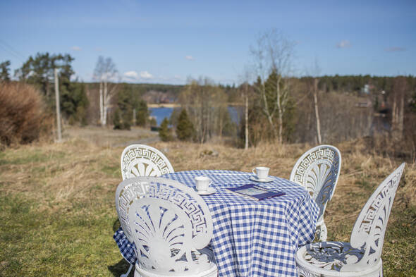 Det finns gott om fina platser för en fika i det fria