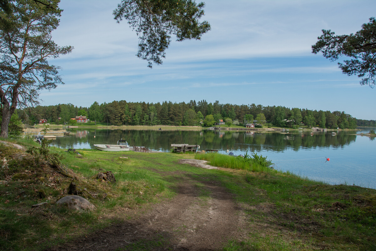 Till badplatsen tar det bara någon minut