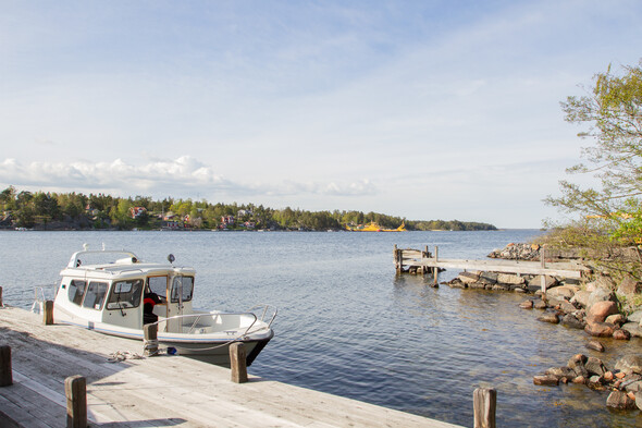 Från bryggan mot norr