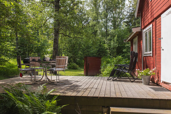 Altan utanför köket