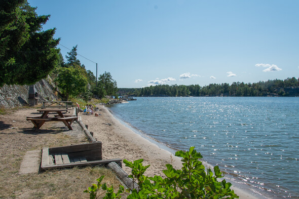 Fint bad vid Soludden