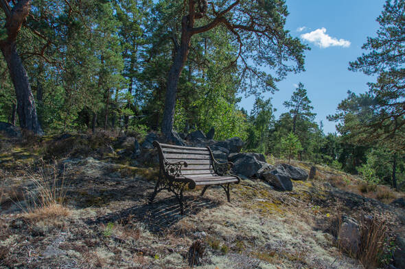 Bygger man högst upp på tomten får man magisk utsikt och sol hela dagen