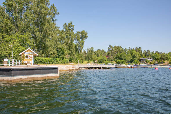 Båthamn och ångbåtsbrygga