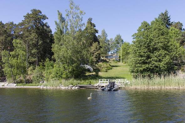 Brygga och stora huset