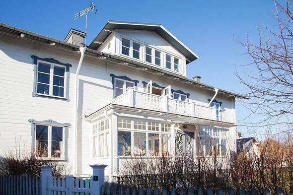 Glasverandor och takkupa