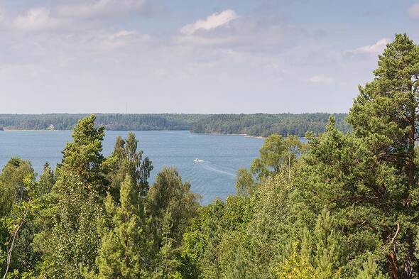 Utsikt över Furusundsleden