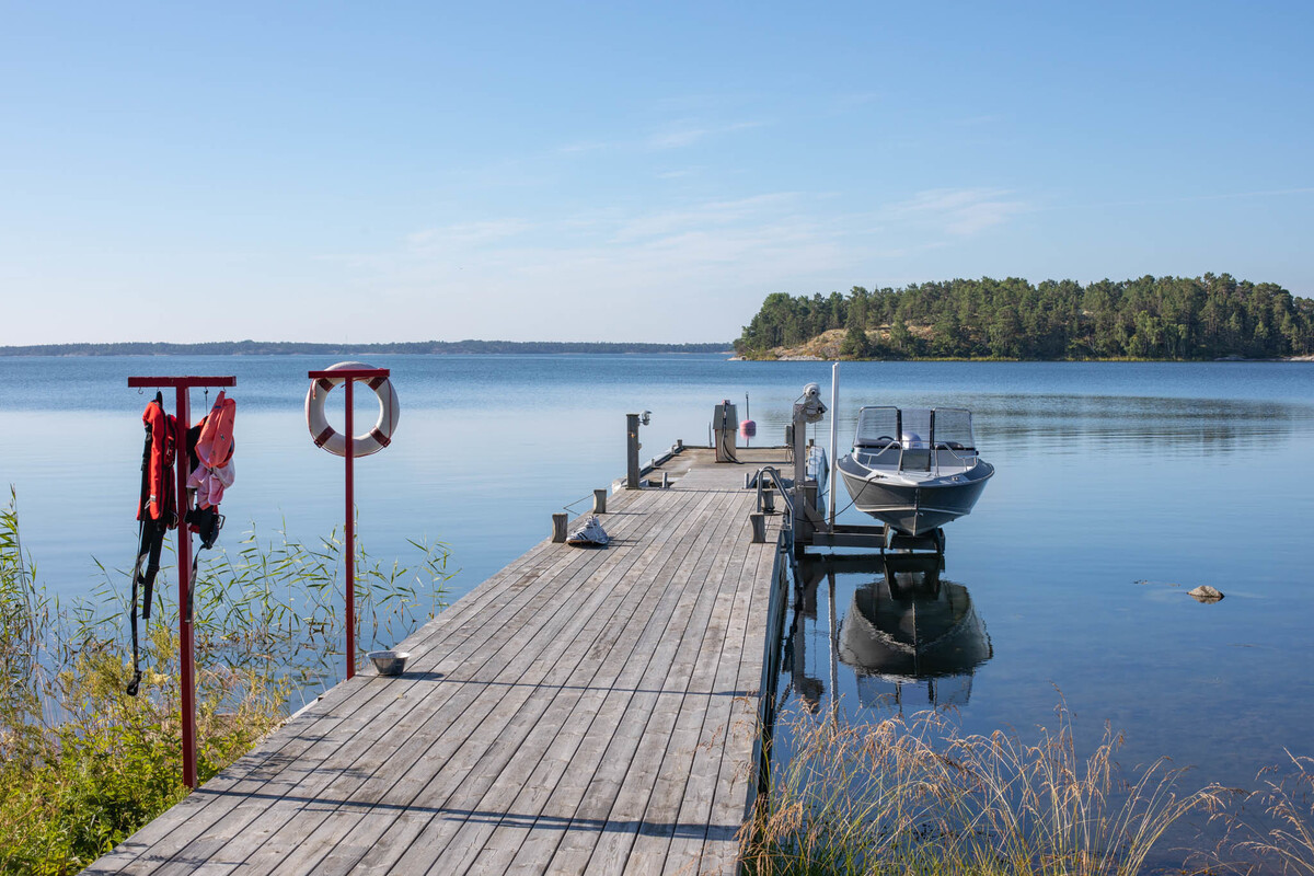 Brygga med söderläge