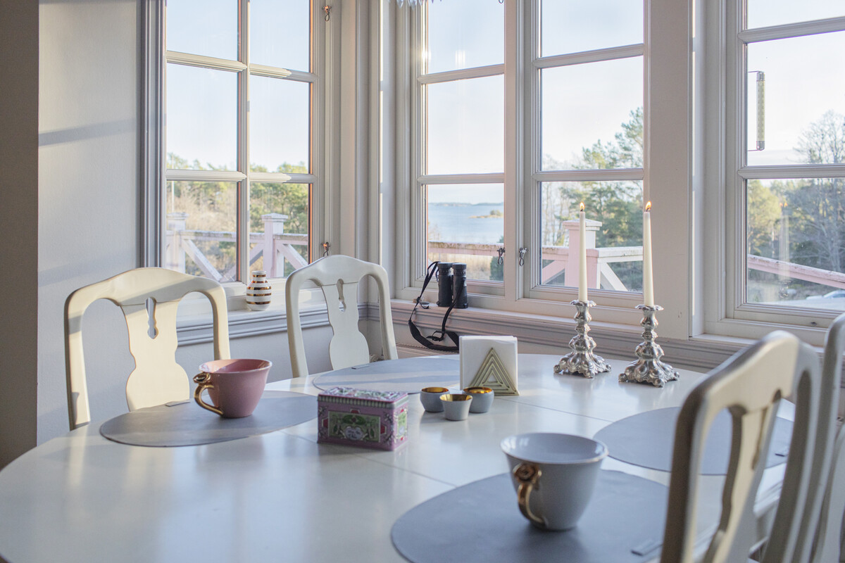 Utsikt från matplats