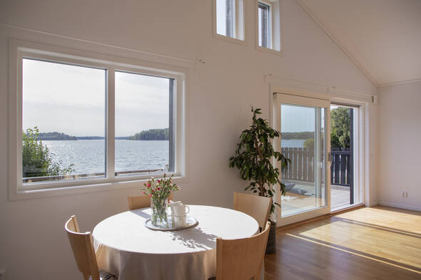 Utsikten är en del av inredningen