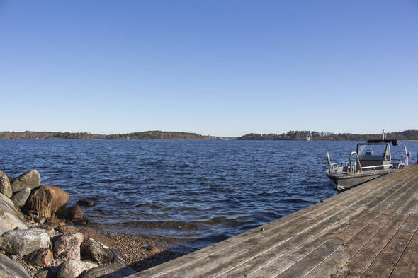 Utsikt mot inloppet till Vaxholm