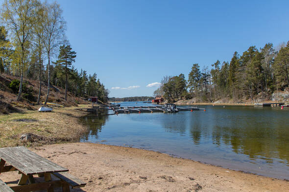 Nära till fin badstrand