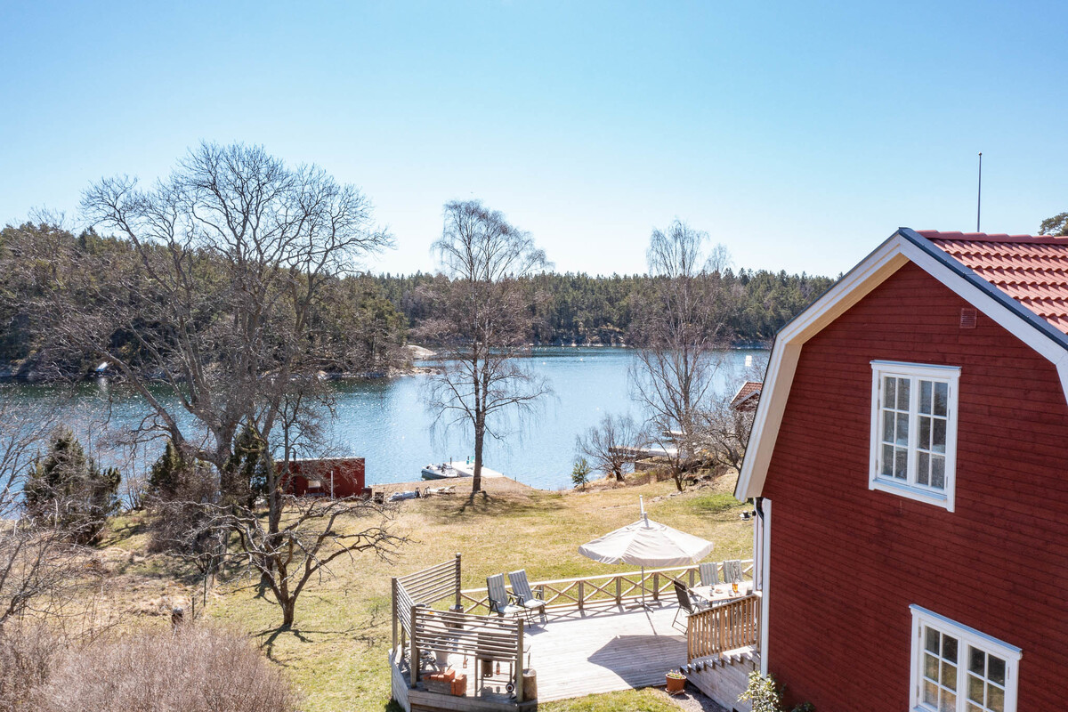 Sakta sluttande tomt i söderläge