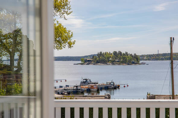 Utsikten från balkongen