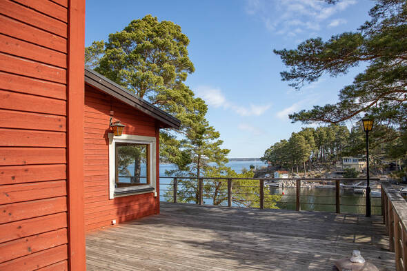 Altan med fri utsikt