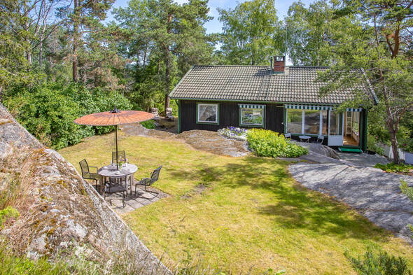 Vind och insynsskyddad uteplats