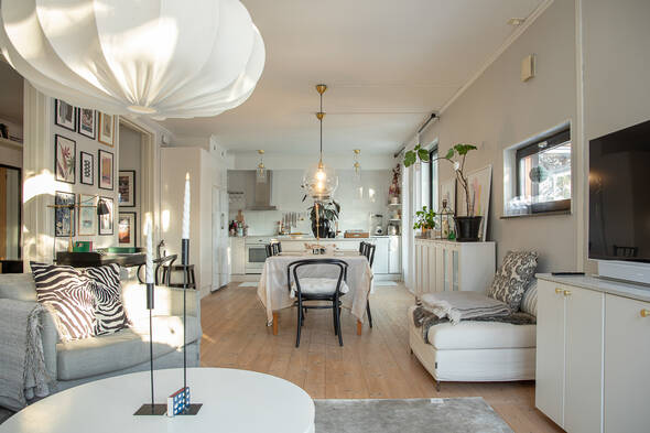 Ljus och öppen planlösning