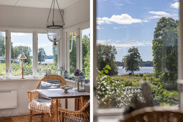 Charm och sjöutsikt