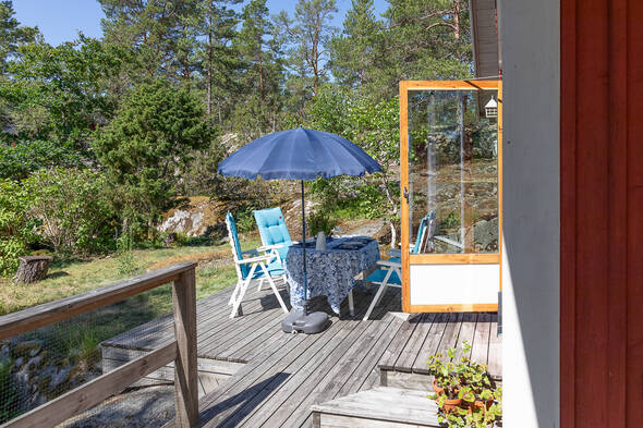 Uteplats utanför allrummet