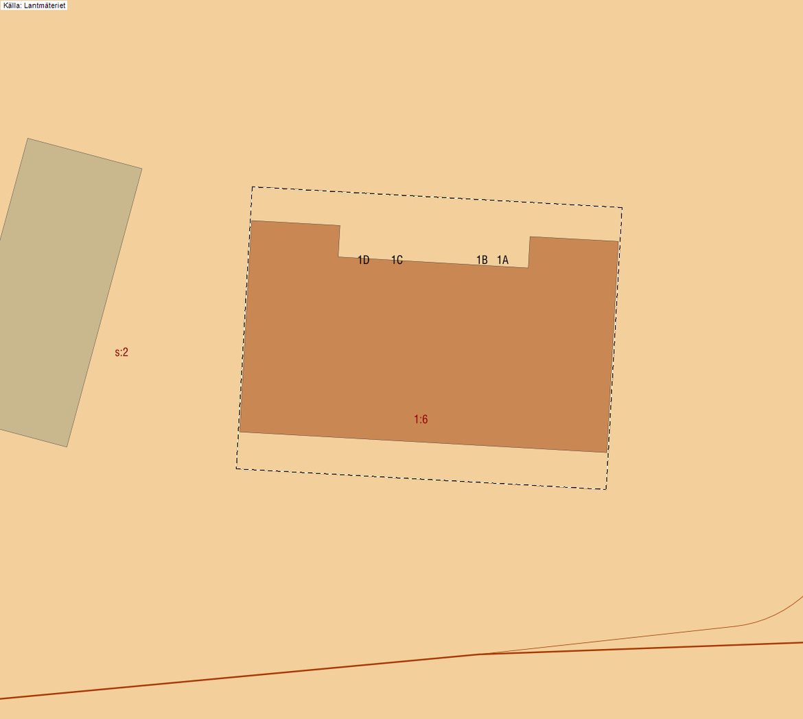 Tomtkarta Öngatan 1A