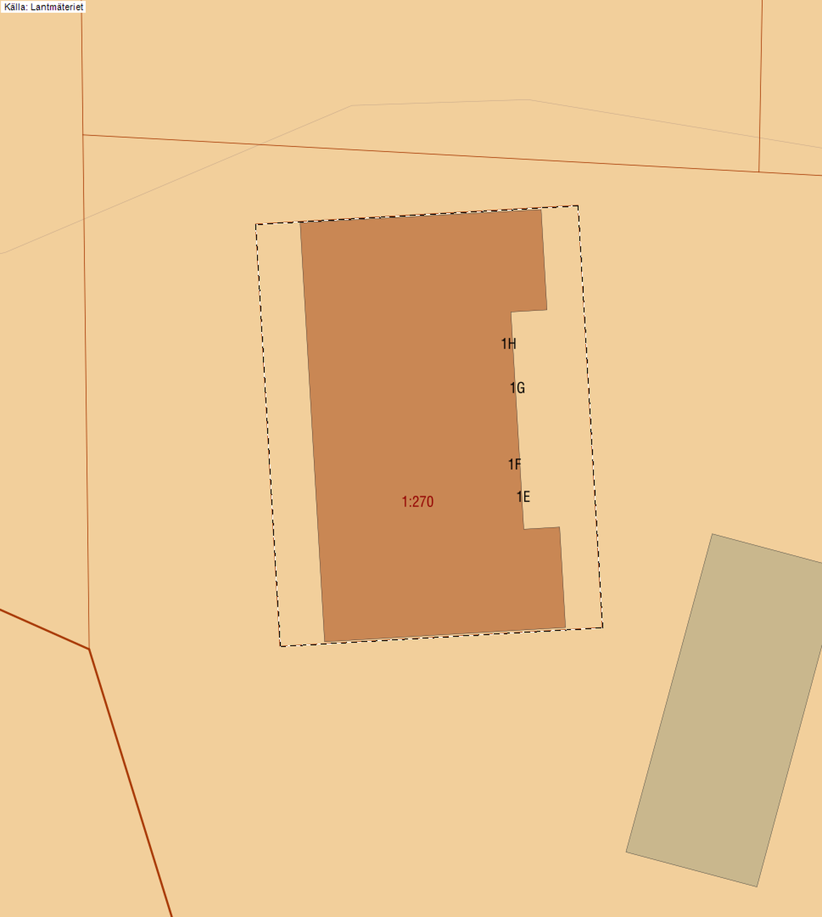 Tomtkarta Öngatan 1G